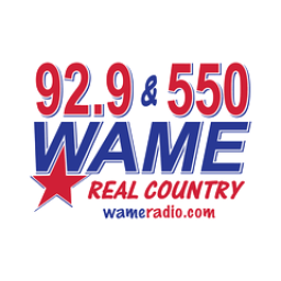 Radio WAME Real Country 92.9 FM & 550 AM